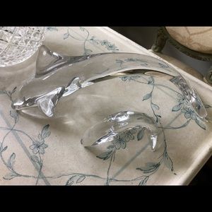 Baccarat Crystal Dolphins 🐬🐬